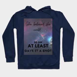 She Believed 1.3 - Space Hoodie